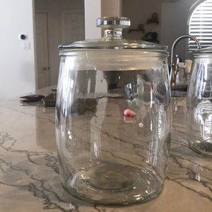 Round Glass Jar